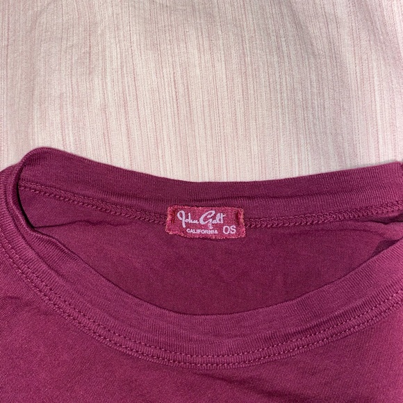 Brandy Melville Maroon Crop Top - Picture 2 of 2